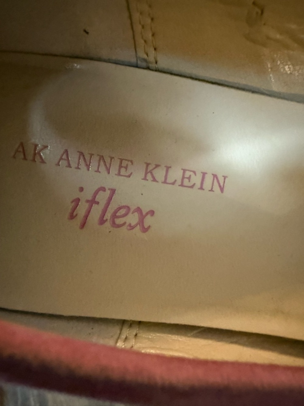 Anne Klein Pink Suede Loafers with Buckle Accent - Picture 2 of 9
